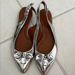 BGBCMAXAZRIA Silver Flats with Stones